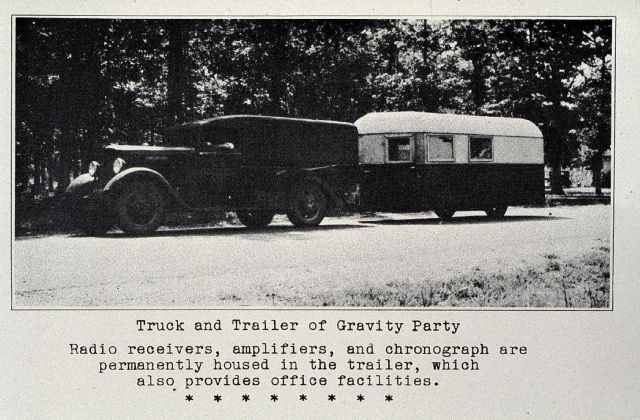 Truck and trailer of the gravity party Picture