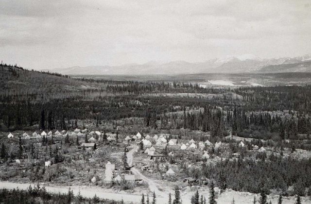 A base camp along the Alaska Highway Picture