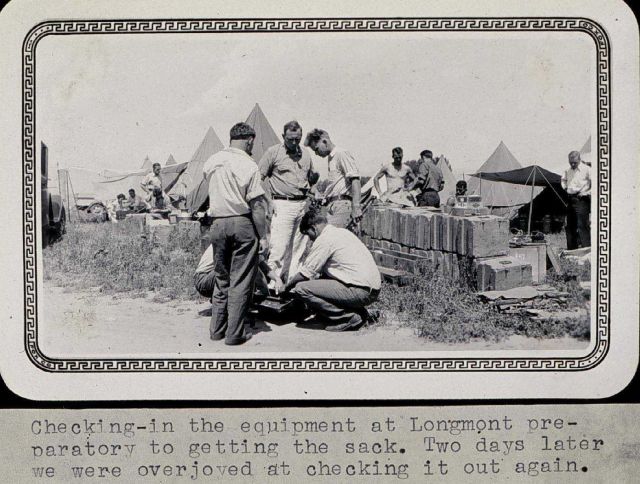 Turning in the government property when it looked like there were no more funds Picture