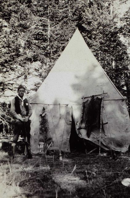 The lightkeepers' camp at Salesville camp Picture