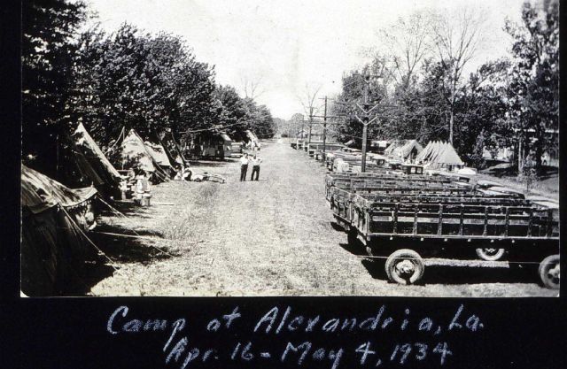 Camp at Alexandria - observing arc between Eunice and Rustun, Louisiana Picture