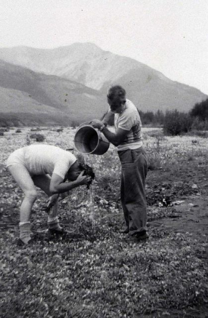Taking a shower - Alaska style Picture