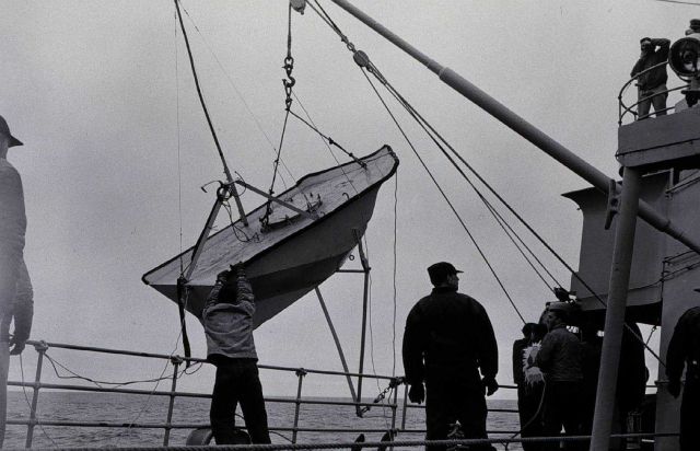 Installing current meter at Cape Seniavin Picture