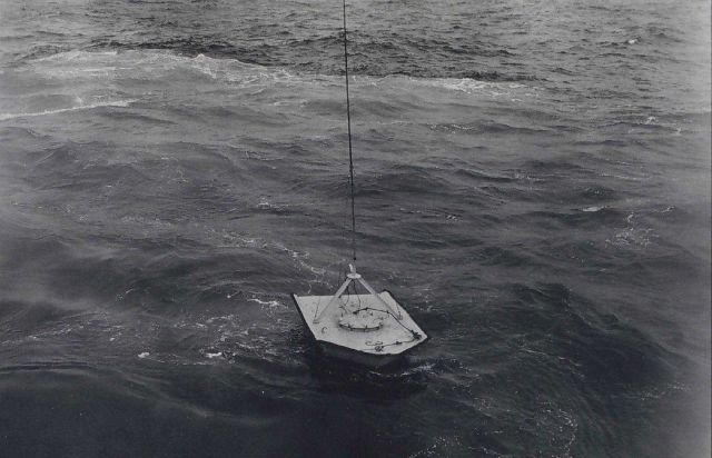 Current meter at Cape Seniavin installed by PATHFINDER. Picture