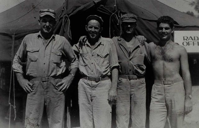 Emmett Sheridan, left center, with III Corps artillery headquarters Picture