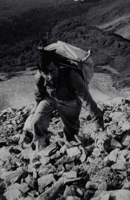 Scrambling through the scree Picture