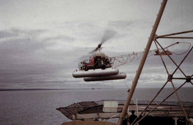 Helicopter support for SURVEYOR operations Picture