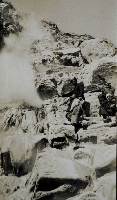 A fumarole on an Aleutian Island Picture