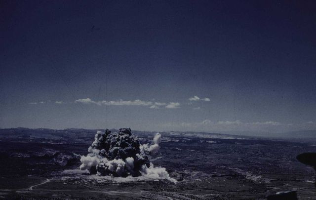 161 tons of high explosives going up at Dugway Proving Ground Picture