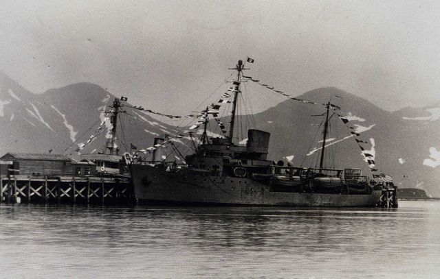 Coast and Geodetic Survey Ship EXPLORER dressed for the 4th of July Picture