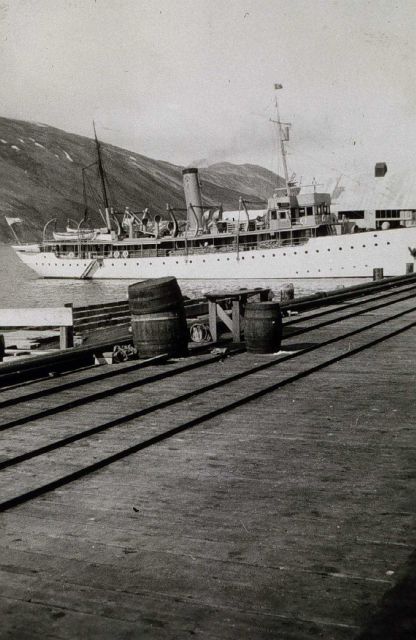 Coast and Geodetic Survey Ship SURVEYOR tied up at Dutch Harbor Picture