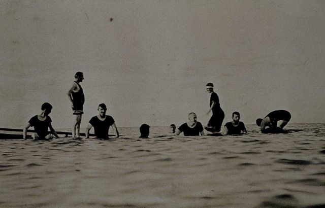 Swim call on the MARINDUQUE. Picture
