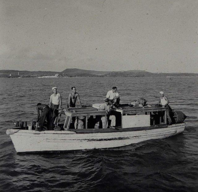 Sounding boat off the LYDONIA Picture