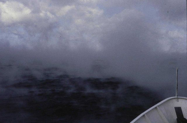 Sea smoke in the Gulf of Mexico - a cold winter's day Picture
