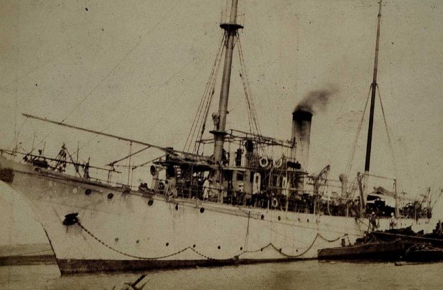 The PATHFINDER aground in the Cagayan River entrance Picture