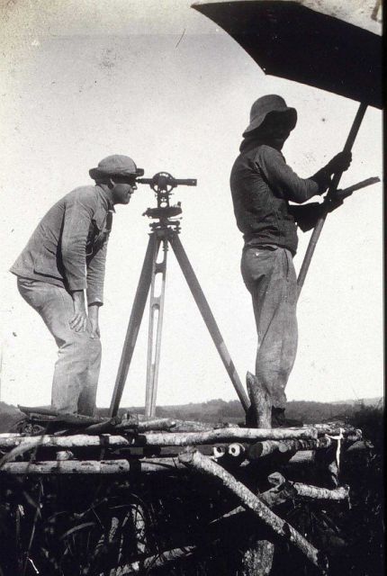 Cornelius Meaney observing on Basilan Island. Picture