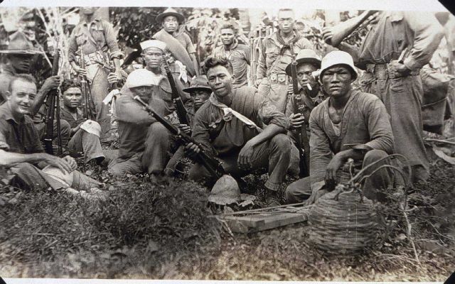 Ken Crosby, constabulary guard, and shore party Picture