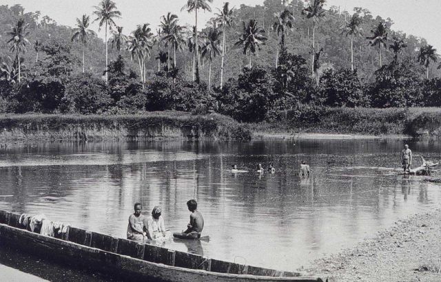 A coastal lagoon. Picture