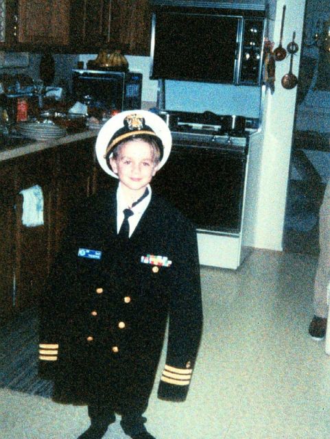 The youngest commander - promotion was fast in those days. Picture