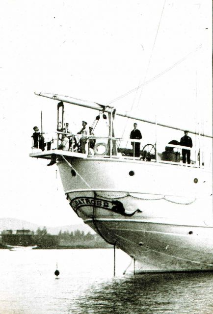 Sigsbee Sounding Machine on stern of ALBATROSS. Picture
