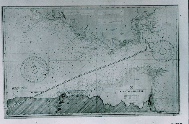 First track of sonic range finder on USS STEWART Picture