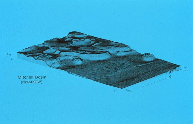 3-D image NOAA Exclusive Economic Zone Mapping Project Picture