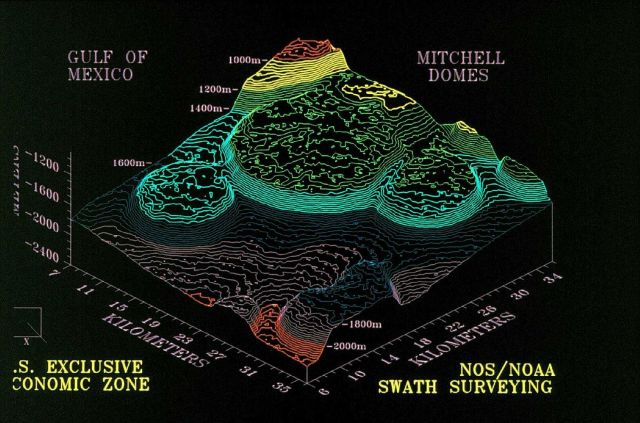3-D image from NOAA Exclusive Economic Zone Mapping Project Picture