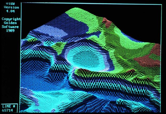 3-D image from NOAA Exclusive Economic Zone Mapping Project Picture