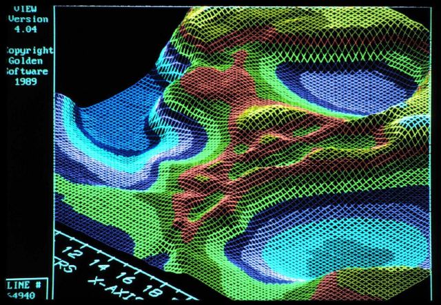 3-D image from NOAA Exclusive Economic Zone Mapping Project Picture