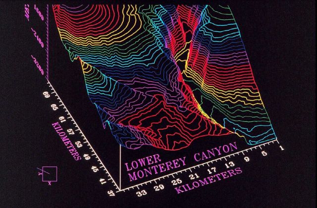 3-D image from NOAA Exclusive Economic Zone Mapping Project Picture