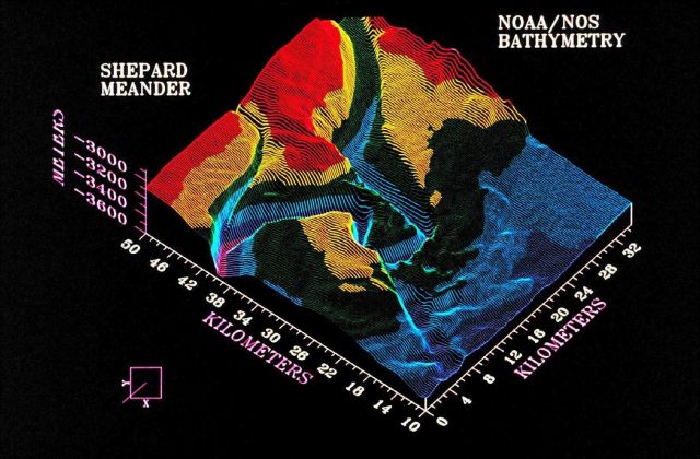 3-D image from NOAA Exclusive Economic Zone Mapping Project Picture