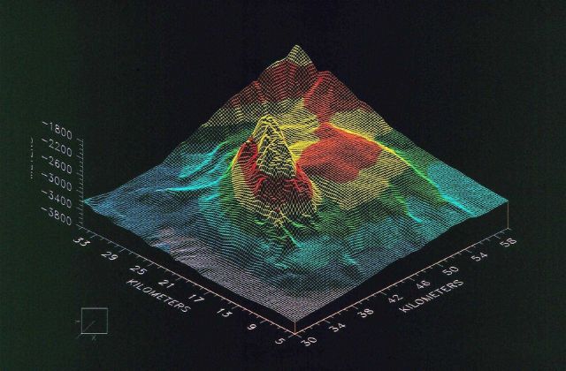 3-D image from NOAA Exclusive Economic Zone Mapping Project Picture