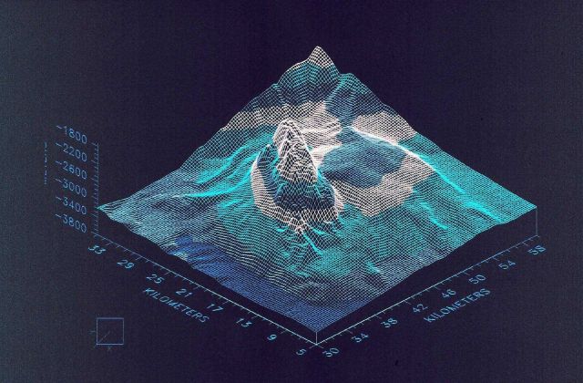 3-D image from NOAA Exclusive Economic Zone Mapping Project Picture