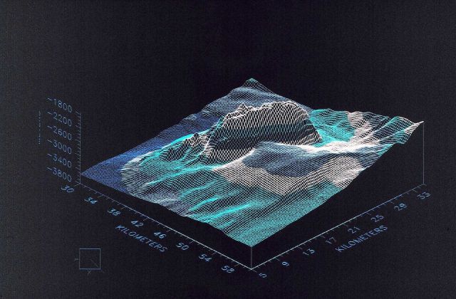 3-D image from NOAA Exclusive Economic Zone Mapping Project Picture