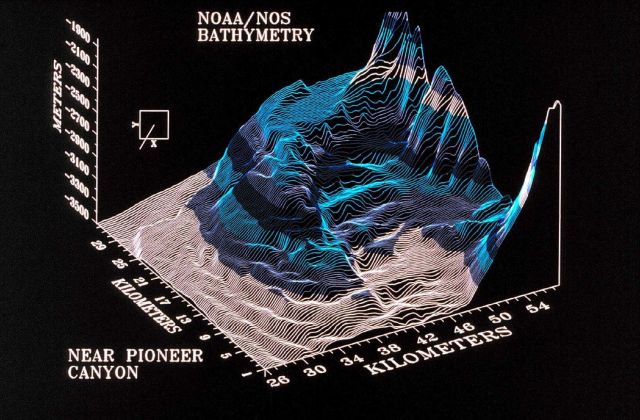 3-D image from NOAA Exclusive Economic Zone Mapping Project Picture