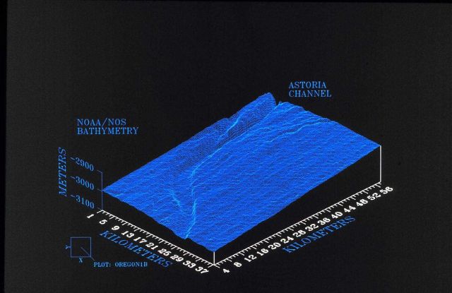 3-D image from NOAA Exclusive Economic Zone Mapping Project Picture