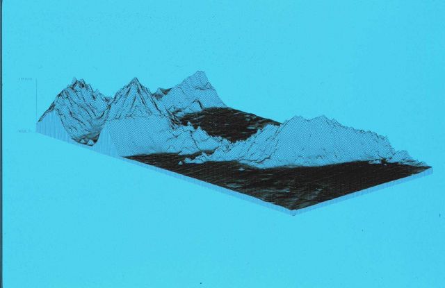 3-D image from NOAA Exclusive Economic Zone Mapping Project Picture