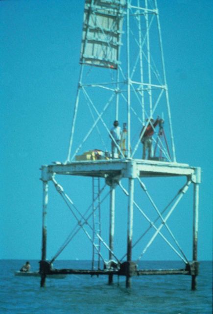 Range Azimuth Navigation from offshore light tower Picture