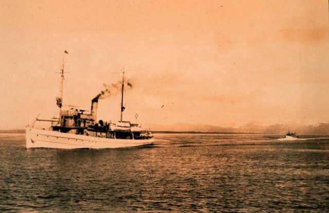 Coast and Geodetic Survey Ship DISCOVER towin WESTDAHL Picture