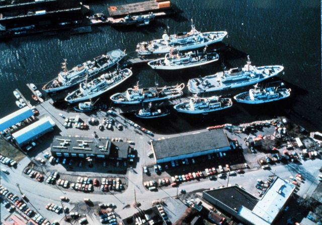 NOAA Ships at Seattle Ship Base. Picture