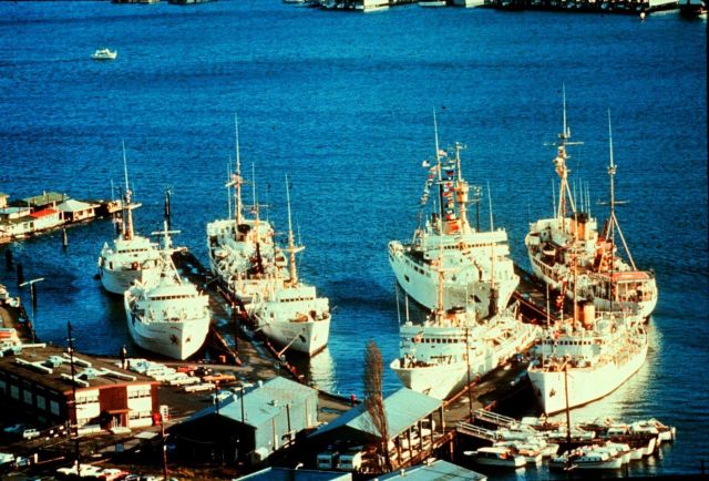 NOAA Ships at Seattle Ship Base. Picture