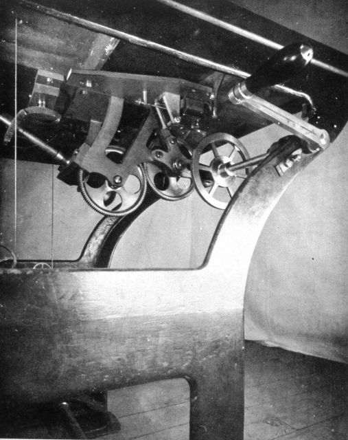 Main driving gears and automatic stopping devices of Coast and Geodetic Survey Tide Predictng Machine No Picture