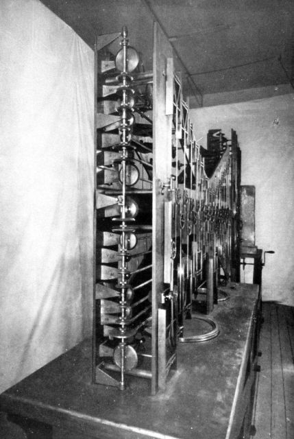 Back end of Coast and Geodetic Survey Tide Prediction Machine No Picture