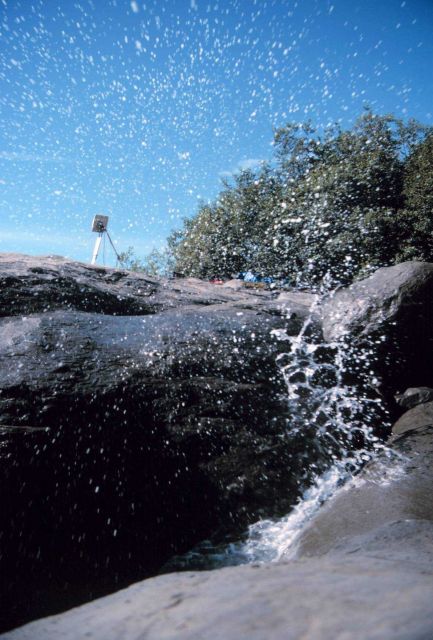 Tide station transmitter for communicating with satellite Picture