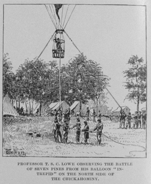 Early balloon warfare Picture