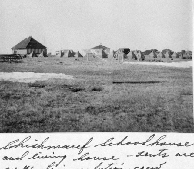 Shishmaref Schoolhouse and living house Picture
