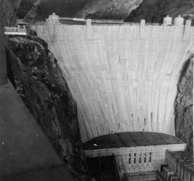 Hoover Dam on the Colorado River near Las Vegas, Nevada. Picture