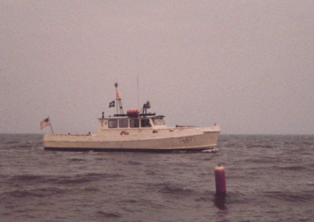 S/V Laidly returning to Fairport Harbor. Picture