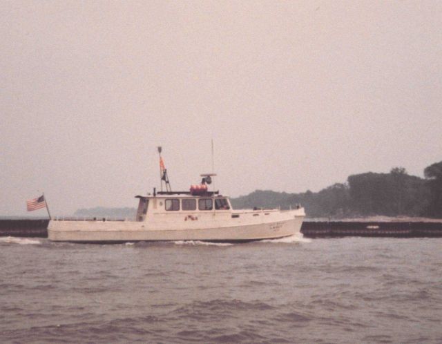 S/V Laidly in Fairport Harbor. Picture