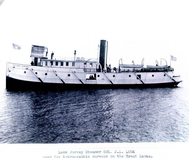 Lake Survey Steamer COL J Picture